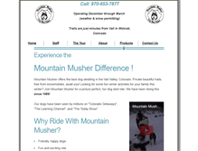 Tablet Screenshot of mountainmusher.com